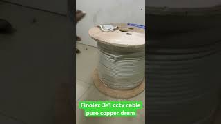 Finolex 31 cctv cable drum  finolex rj59 cctv cable [upl. by Nelleoj]