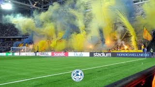 Djurgårdens IF  IFK Göteborg 48  2024  MARSCH TIFO amp MATCH [upl. by Ijnek4]