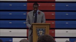 2017 DeMatha Hall of Fame Duane Simpkins ’92 [upl. by Alinna647]