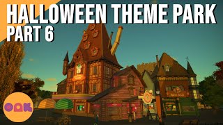 🎃 Detailing Main Street  a NEW Restaurant  PART 6  Planet Coaster Halloween Park [upl. by Tibbetts984]