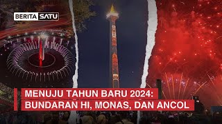 Menuju Tahun Baru 2024 Bundaran HI Monas dan Ancol [upl. by Eenert879]