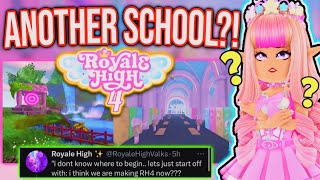 ROYALE HIGH ANNOUNCED CAMPUS 4 WHAT ABOUT CAMPUS 3 We are ALL Confused [upl. by Toy543]