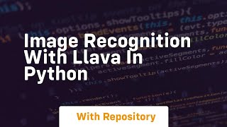 Image recognition with llava in python [upl. by Aettam106]