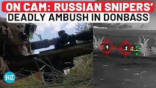 Putin’s Deadly Snipers In Action In Donbass Ukrainian Gunner Eliminated In Daring Strike  Watch [upl. by Sissy]