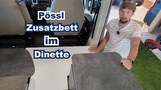 Pössl Zusatzbett im Dinette  Pössl Center Süd Emmendingen [upl. by Ardella]