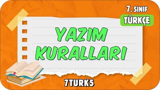 Yazım Kuralları 📙 tonguçCUP 1Sezon  7TURK5 2024 [upl. by Nonie]