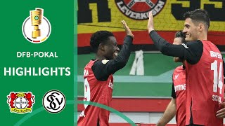 Schick leads the way  Bayer 04 Leverkusen vs SV Elversberg 30  Highlights  DFBPokal [upl. by Ivzt]