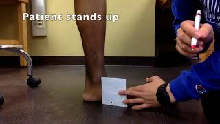 Navicular Drop Test [upl. by Hamburger]