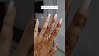 Are These Fake 💅 NAILS 😲 fakenails pressonnails pepnails makeup nails review [upl. by Deyes683]