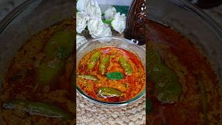 Hyderabadi Hari Mirch Ka Salan  Mirchi Ka Salan hyderabadi shorts food recipe cooking easy [upl. by Annaujat]