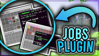 How To Add JOBS To Your Minecraft Server [upl. by Iloj]