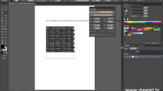 Illustrator CS6  Outils de texte 1 [upl. by Ahsenyl]