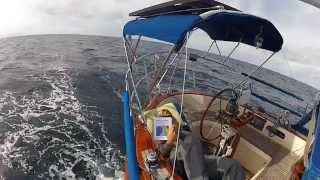 Tonga to New Zealand Single Handed Sailing [upl. by Notgnihsaw]