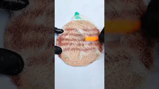 miniature dirty rug carpet cleaning with mini tools carpetcleaning miniature 1 rug [upl. by Oam228]