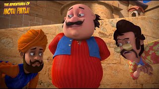 Terrorist In Jaisalmer  Hindi Cartoon  Motu Patlu  New Episodes  S13  spot [upl. by Zurn]