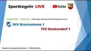 SKV Brackenheim 1  TSV Denkendorf 1 Oberliga Nordwürttemberg Frauen [upl. by Odnalor]