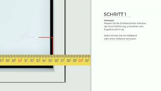 Gardinen21Messanleitung Schrauben vor der Glasscheibe mit Magnet [upl. by Abeu]