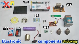 Finally मिल गया आधे दाम में Electronic Components 🤑ll Electronic Components unboxing [upl. by Eniarrol258]