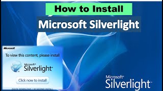 Windows 10 Powerful Tools  How to Download and Install Microsoft Silverlight [upl. by Lonna]