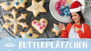 Einfache Butterplätzchen – die weltbesten Weihnachtsplätzchen🎅🎄 I Einfach Backen [upl. by Yrome323]