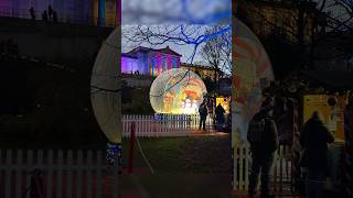 “Edinburgh Christmas Market Scotland’s Winter Wonderland” christmas music winter scotland [upl. by Osnofledi]