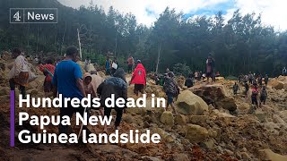 Hundreds feared dead after Papua New Guinea landslide [upl. by Jenkel]