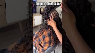 How To Half Braids Half Weave🌟Neat Stitches Braids amp Wrap Around Tutorial Ftulahair [upl. by Anatnahs884]