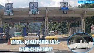 Urlaubsfahrt nach Kroatien Teil 1 nach BledSlowenien inkl Mautinfos Live ua FlexMaut A [upl. by Daukas]