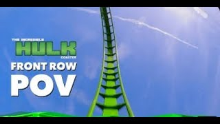 The Incredible Hulk Coaster  Official Ride POV  Islands Of Adventure [upl. by Fonda]