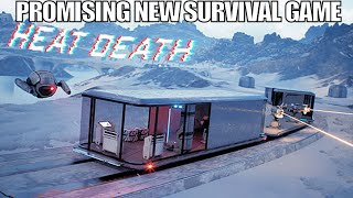 Day 1 of This Impressive New Survival Game  Heat Death Survival Train Gameplay  Part 1 [upl. by Attekram]