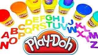 Play Doh ABC for Kids  Learn ABC  The Alphabet Letters  Play Doh Rainbow ABC [upl. by Hafital]