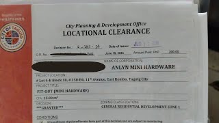 How to get Locational Clearance  Requirements for Locational Clearance 2024  Lyn Brebs [upl. by Addie]