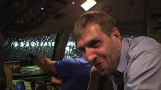 Dirks Reaction to Water Cannon Salute [upl. by Aivax]