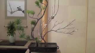 How to make an authentic Ikebana 2 いけばな華道遠州 [upl. by Akerue586]