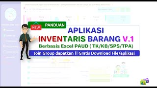 Aplikasi Inventaris Barang PAUD berbasis excel VBA [upl. by Anialram]