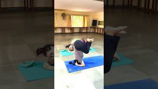 Headstand yoga yogaforbeginners [upl. by Dewey6]