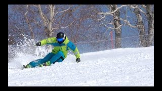 NEW Volkl Racetiger SL Demo skiing Reilly McGlashan [upl. by Airretal]