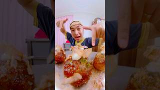 Raksasa Mukbang Takoyaki🤗 asmr mukbang makanemoji videomakan makananjepang [upl. by Siahc]