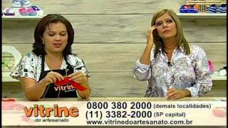 Sapatinho Giovana com Jaqueline Santos  Vitrine do Artesanato na TV [upl. by Ami]