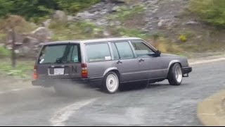 VOLVO WAGON STREET DRIFTING COMPILATION [upl. by Icam]