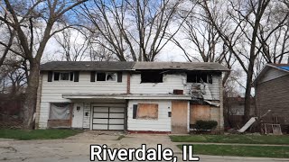 CHICAGOS TOP 2 MOST DANGEROUS SUBURBS  RIVERDALE AND HARVEY IL [upl. by Oinotnaocram]