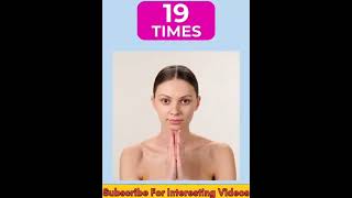 Face fat loss exercise Face fat workout  Face exercises to lose face fat shorts facefat face [upl. by Tsui869]