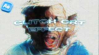 Glitch CRT Effect  After Effects Tutorial [upl. by Costello889]