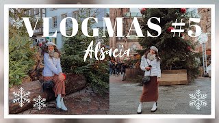 VLOGMAS 5 en ALSACIA  Pasamos un día muy NAVIDEÑO en ESTRASBURGO y OBERNAI  Mar Espejo [upl. by Eelamme]