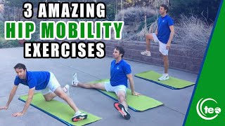 How To Improve Your Hip Mobility 3 Powerful Exercises  TENNIS FITNESS [upl. by Artened]