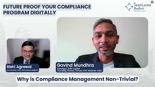 Why Compliance Management Is NonTrivial  Govind Mundhra  Paradigm Shift Capital [upl. by Enohs]