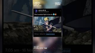 The Most Awaited Fight Of All Boruto🔥❤️ shorts naruto anime animeedit viral boruto edit [upl. by Terrab]