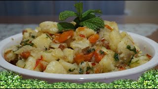 Πατατοσαλάτα Ζεστή amp Κρύα  Potato Salad  Hot and Cold   Stella Love Cook [upl. by Slerahc]