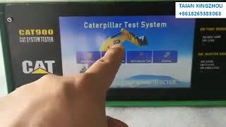 CAT900 CAT injector and pump tester C7 C9 320D 3126 [upl. by Ahoufe122]