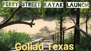 Kayaking Texas Launch spot 2 Goliad Texas [upl. by Hampton]